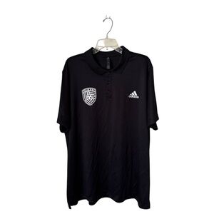 Adidas Black 2X United Soccer Coaches Polo Shirt